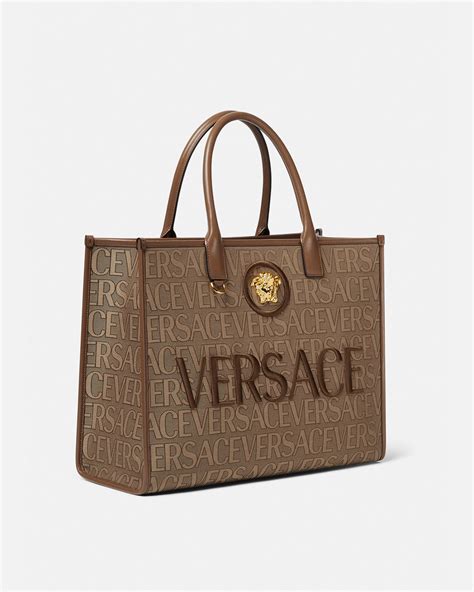 versace business bag|Versace large tote bag.